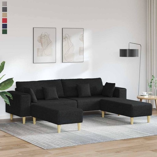 Stoffsofa mit kissen relaxsofa - stoffsofa,