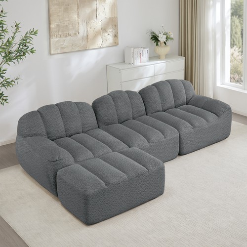 Modulsofa form sitzer mit - l-form,