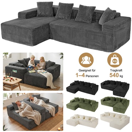 261cm modulares ecksofa - 261cm,