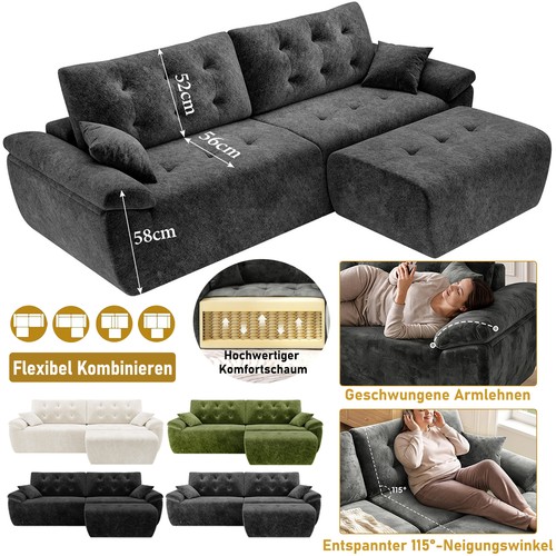 Modulares sitzer sofa - 3,