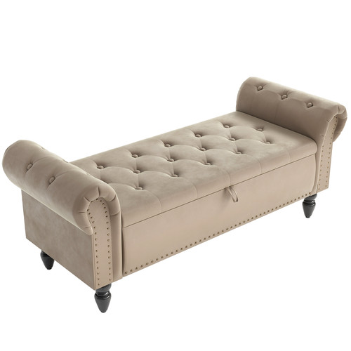 Sitzbank mit stauraum 133cm - sitzbank,