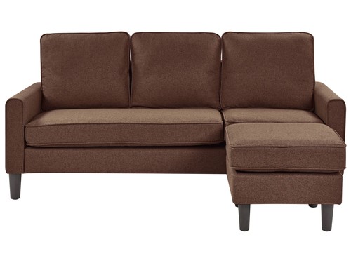 Sitzer sofa stoffbezug braun - sofa,