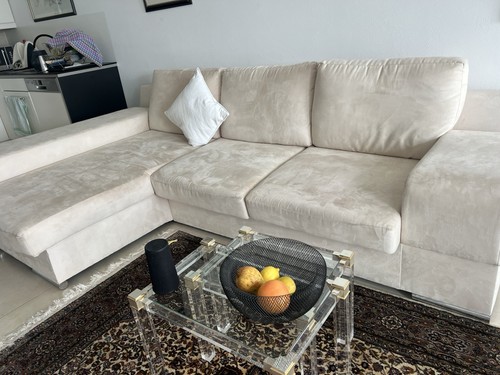 Sofa mit ottomane - sofa,