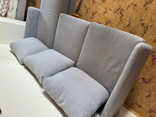 Sitzer sofa stoff grau mit - sofa,
