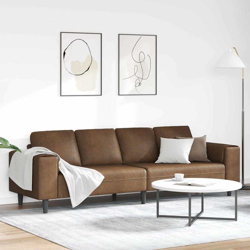 Sofa set braun faux - sofa,